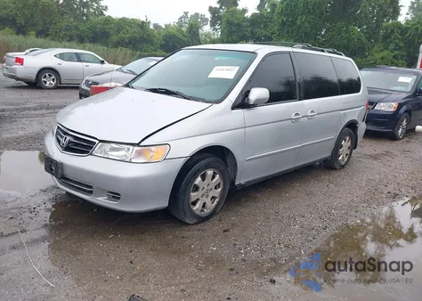 2003 Honda Odyssey Ex-L из США, поврежденный, VIN 5FNRL18023B031779